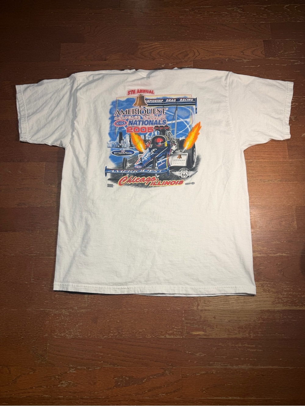 2005 Ameriquest Mortgage Company Nationals Drag Racing Back Graphic Tee